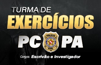 TURMA DE EXERCÍCIOS PCPA - AOS SÁBADOS - 05/08