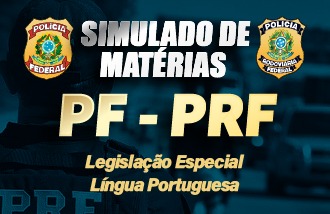Simulado de Matérias PF - PRF - 16/09