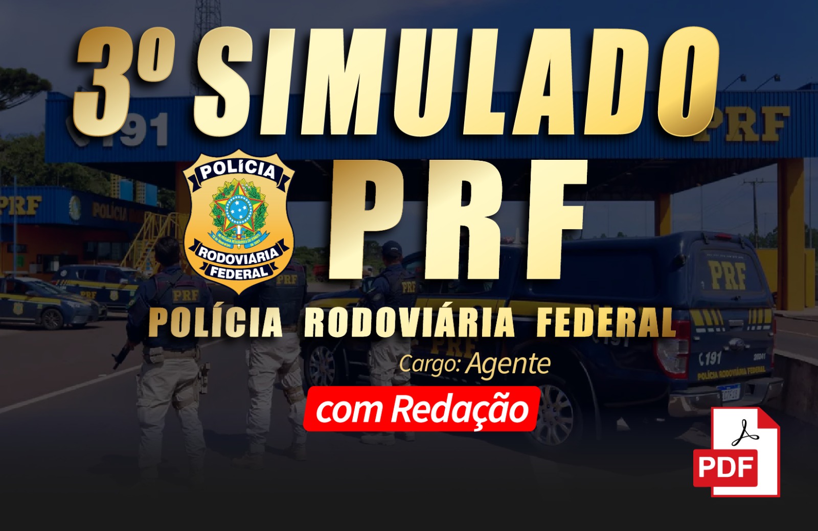 3º SIMULADO PRF  EM PDF - 26/11