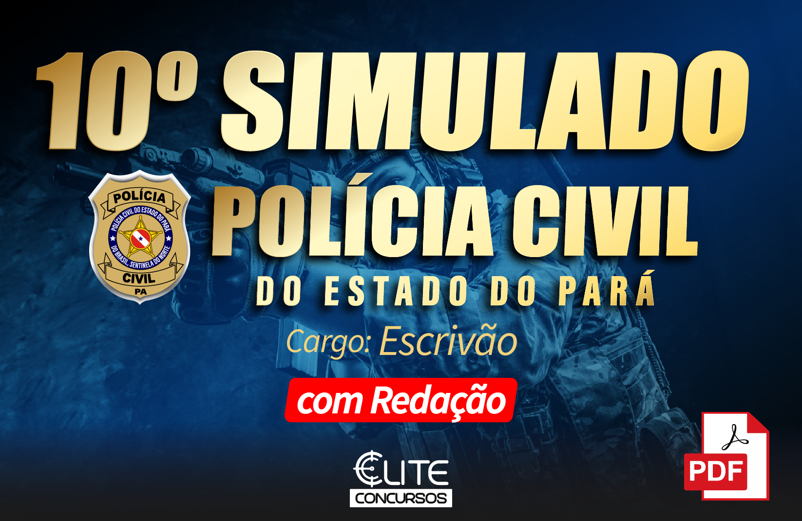 10� SIMULADO PCPA - ESCRIV�O  EM PDF - 21/01