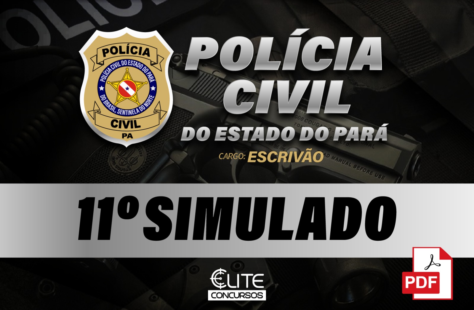 11� SIMULADO PCPA - ESCRIV�O - 25/02