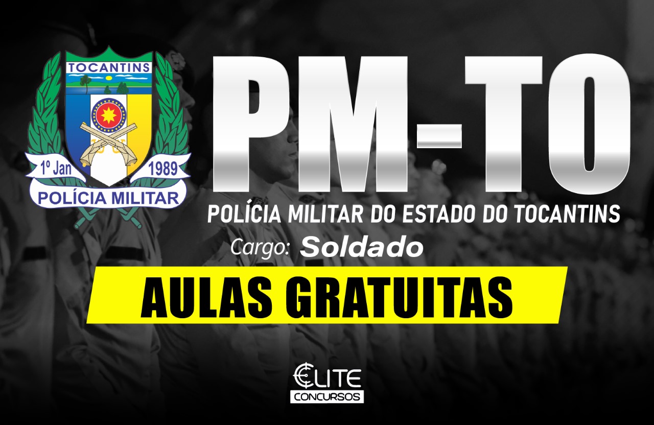Aulas Gratuitas -  Polcia Militar do Tocantins
