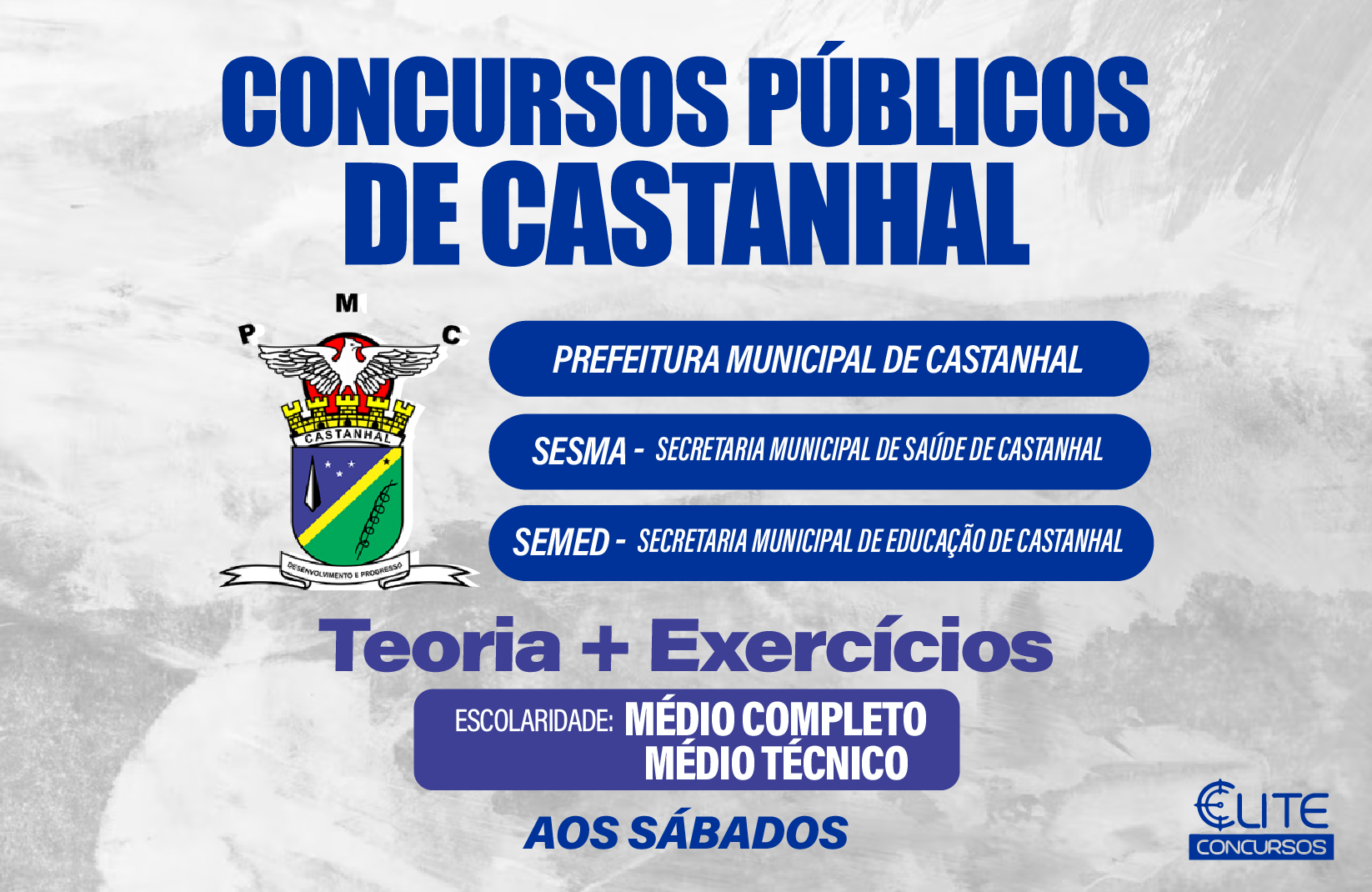 Prefeitura Municipal de Castanhal - PMC, SESMA E SEMED - M�dio Completo e M�dio T�cnico - 06/04