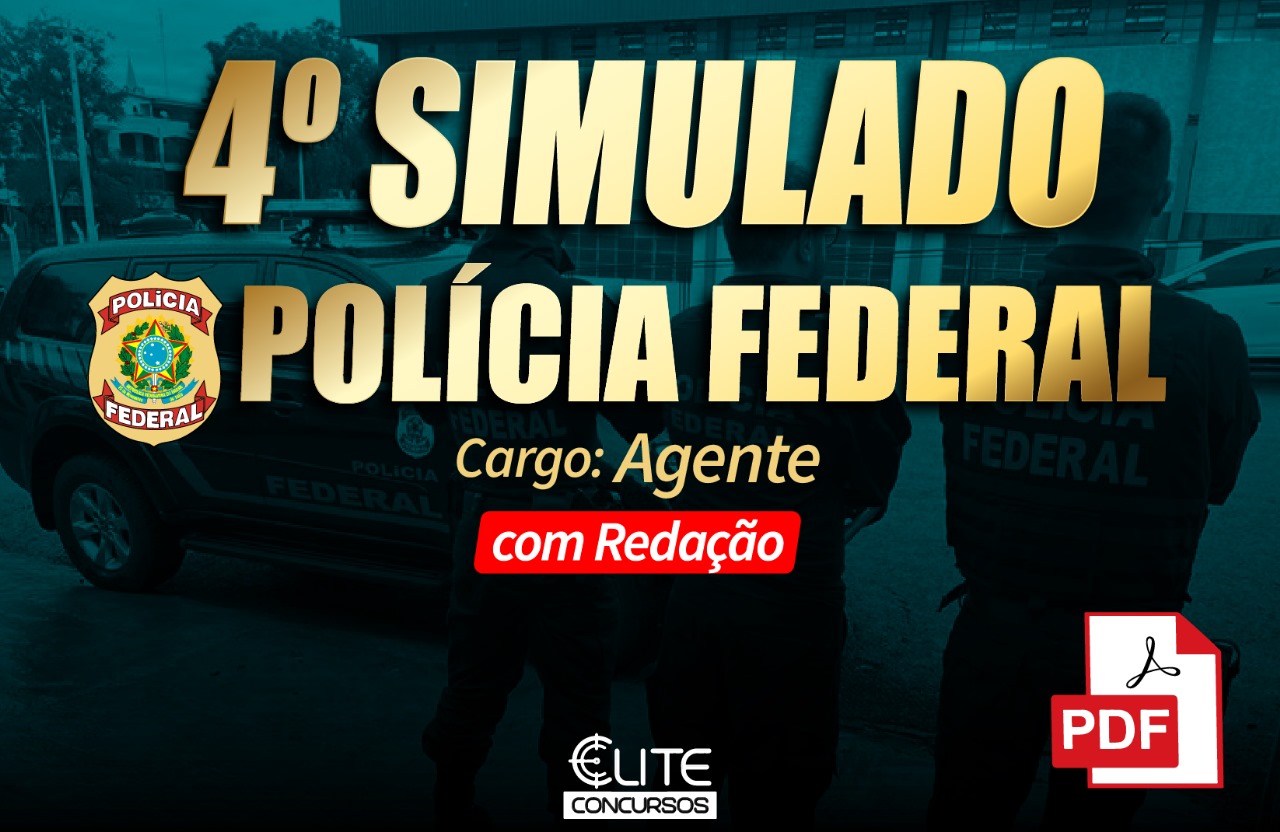 4� SIMULADO PF  EM PDF - 09/06