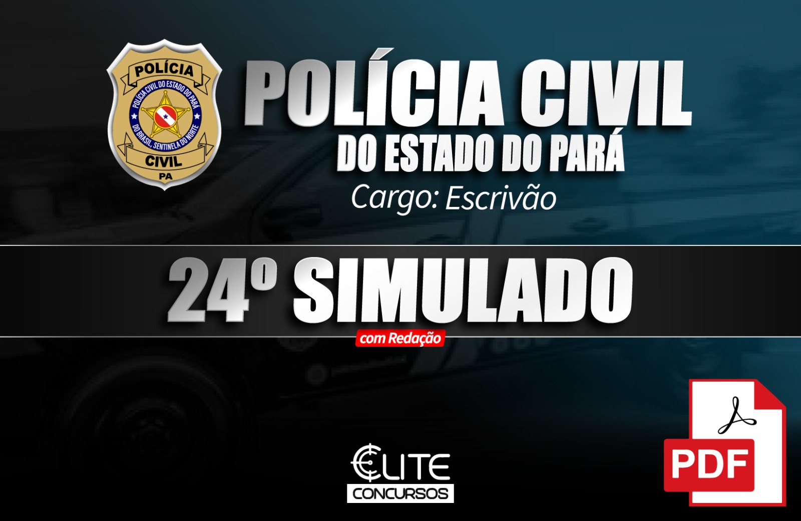 24 SIMULADO PCPA - ESCRIVO - 22/06 - Em PDF