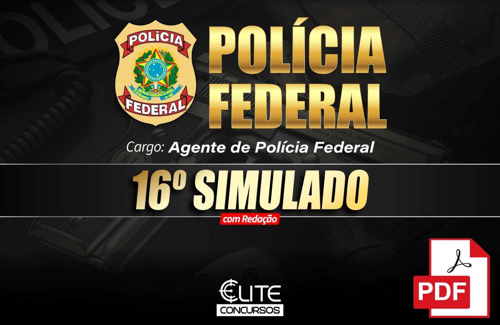 16 SIMULADO PF -  EM PDF - 22/06