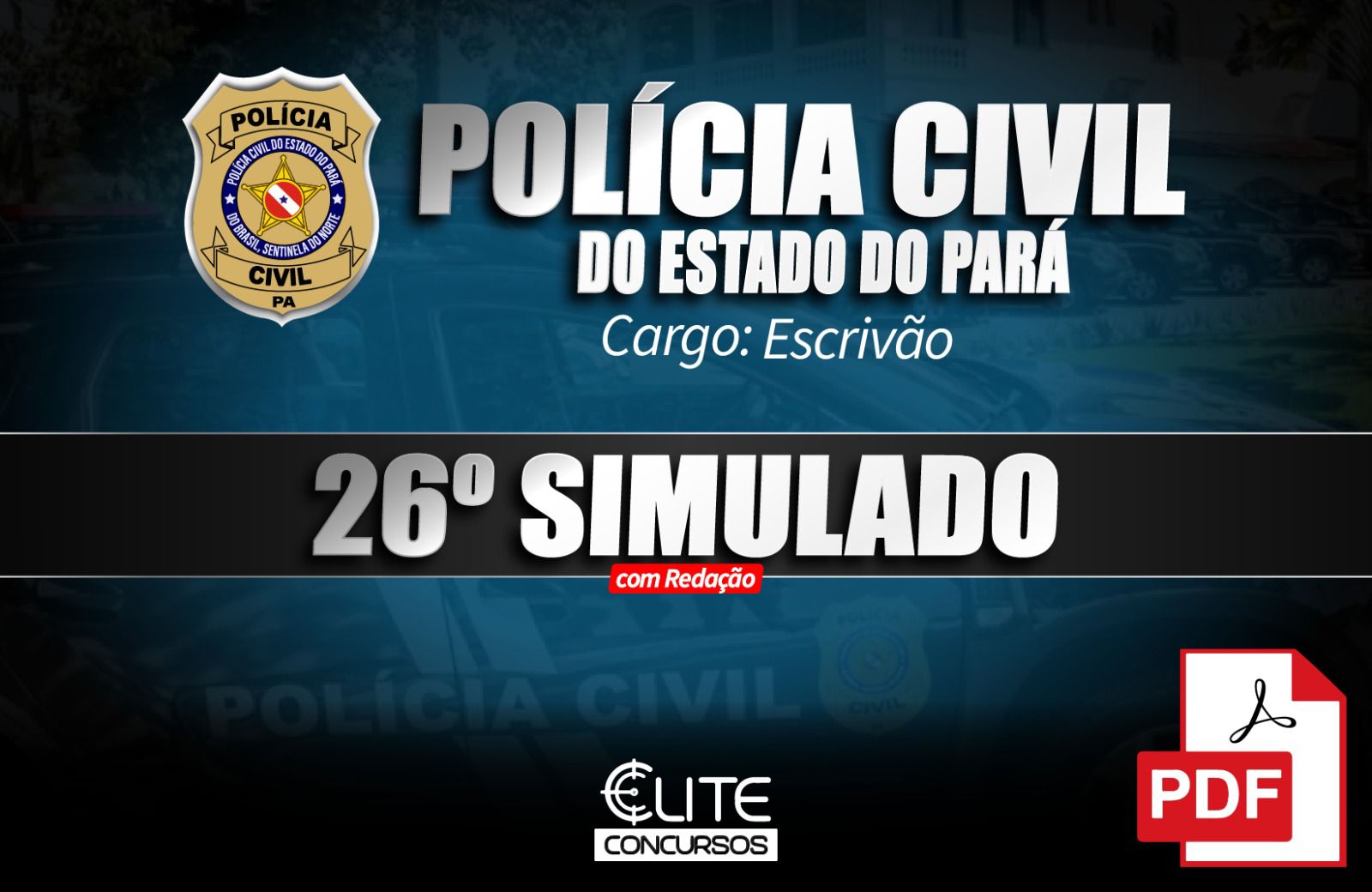 26 SIMULADO PCPA - ESCRIVO - 05/10 - Em PDF
