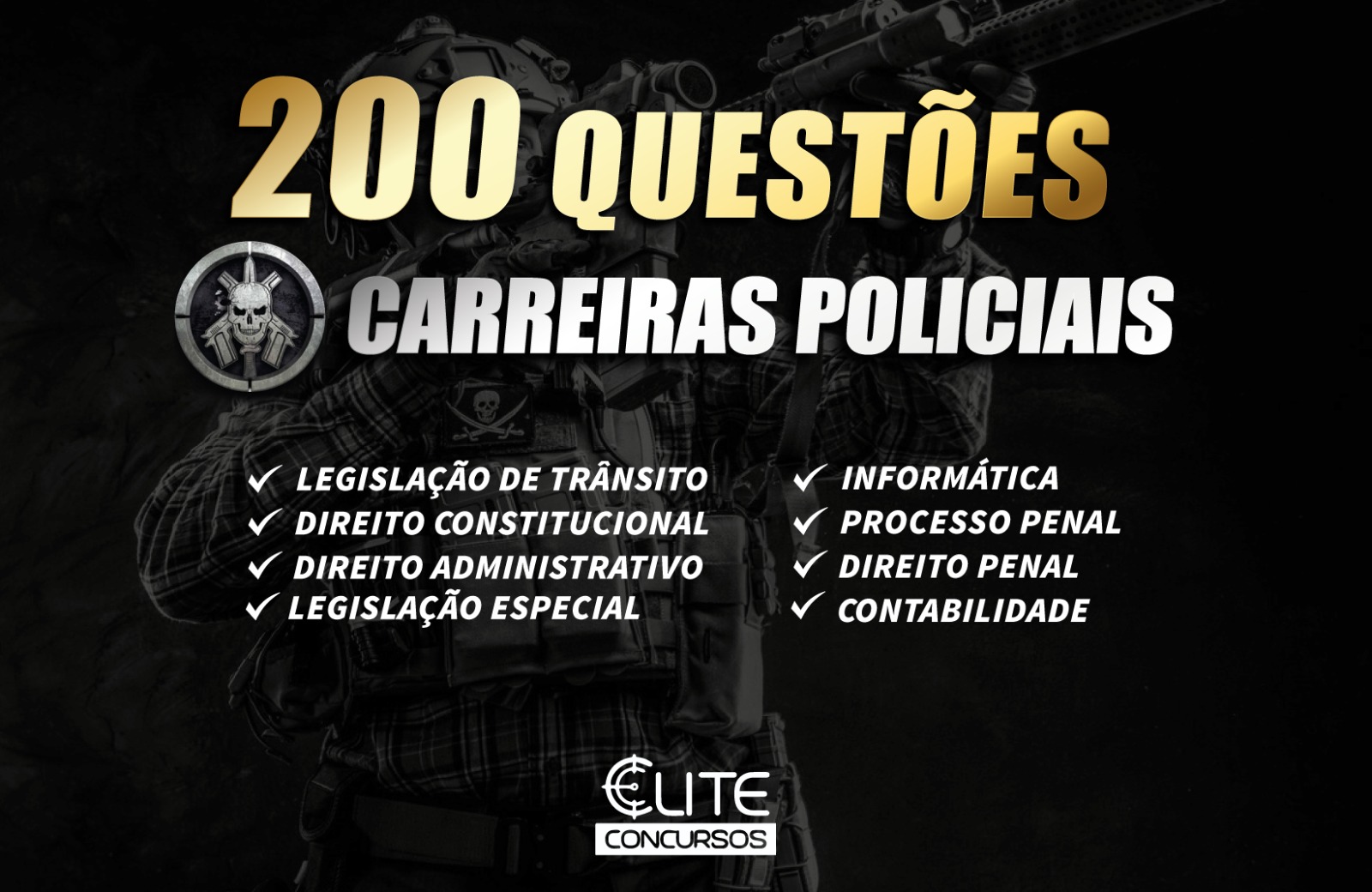 200 QUESTES - CARREIRAS POLICIAIS - 06/12