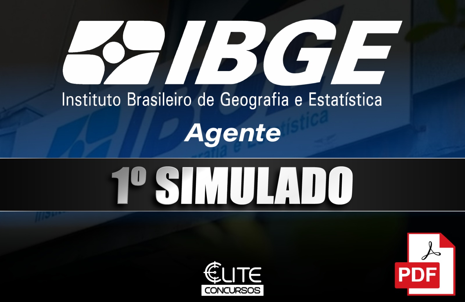 1� SIMULADO IBGE - AGENTE - EM PDF - 18/01