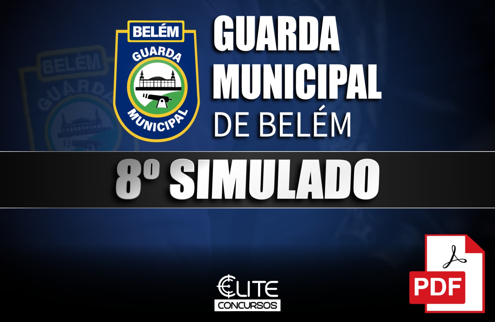 8� SIMULADO GUARDA MUNICIPAL DE BEL�M - 26/04