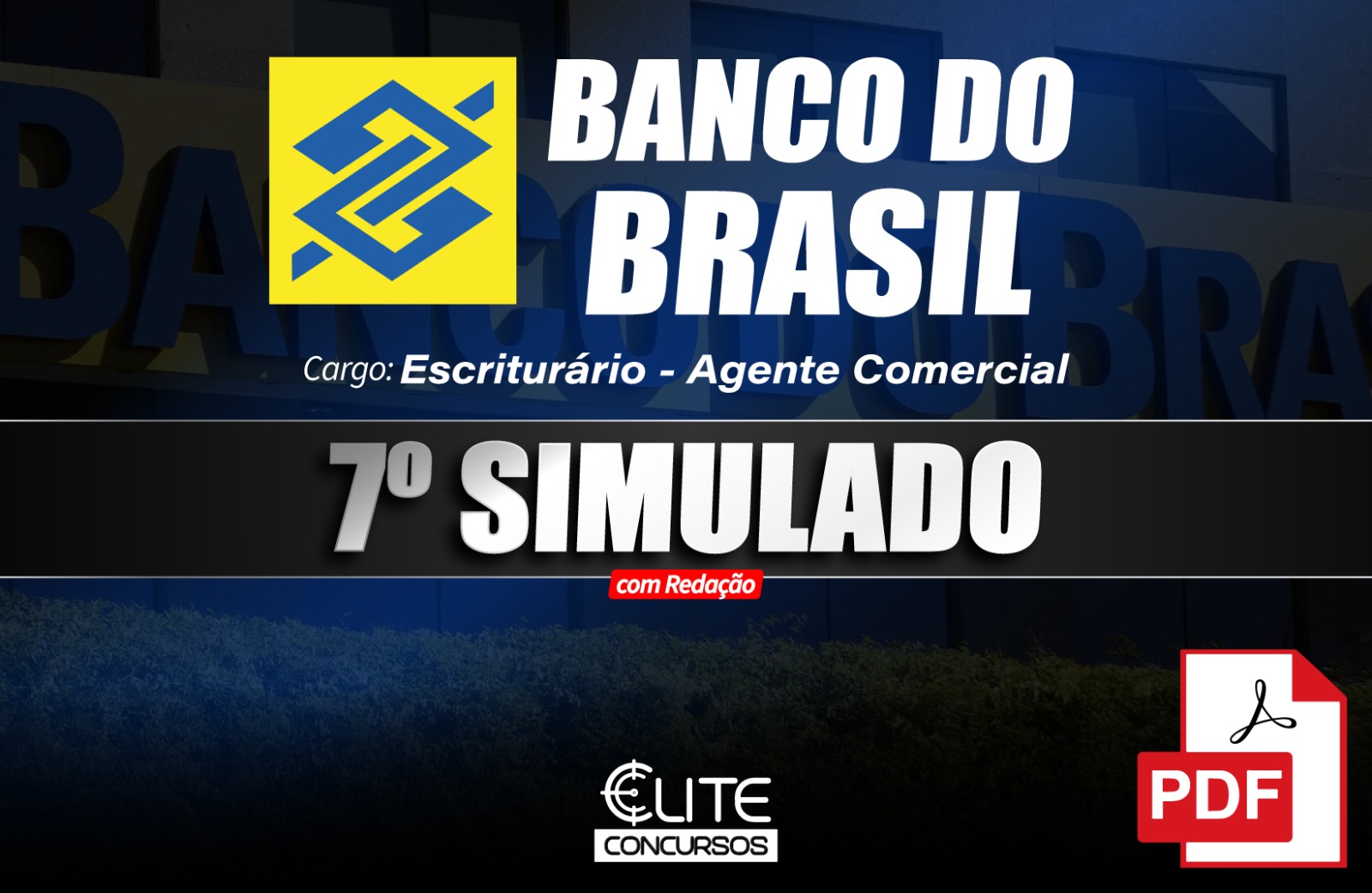 7� SIMULADO BANCO DO BRASIL - EM PDF - 19/04