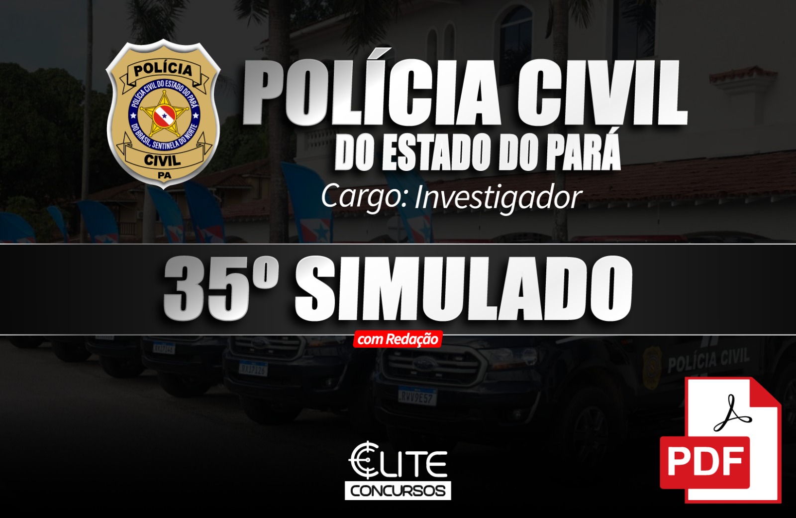 35� SIMULADO PCPA - INVESTIGADOR- 19/07 - Em PDF
